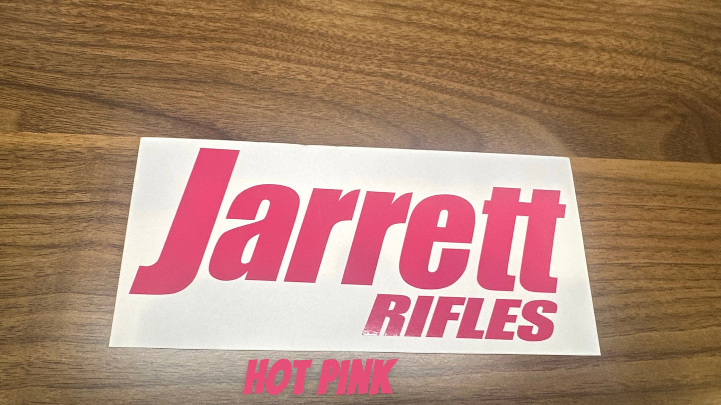 Jarrett Rifles Vinyl Decal