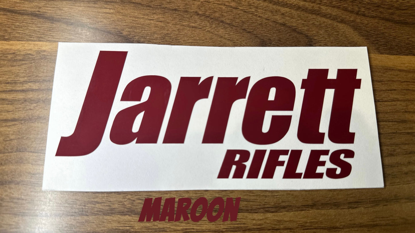 Jarrett Rifles Vinyl Decal
