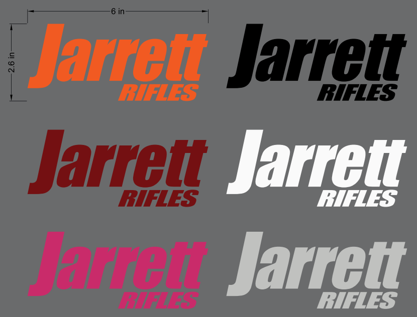 Jarrett Rifles Vinyl Decal
